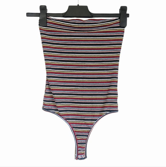 Colorful Striped Tube Top - Picture 2 of 3